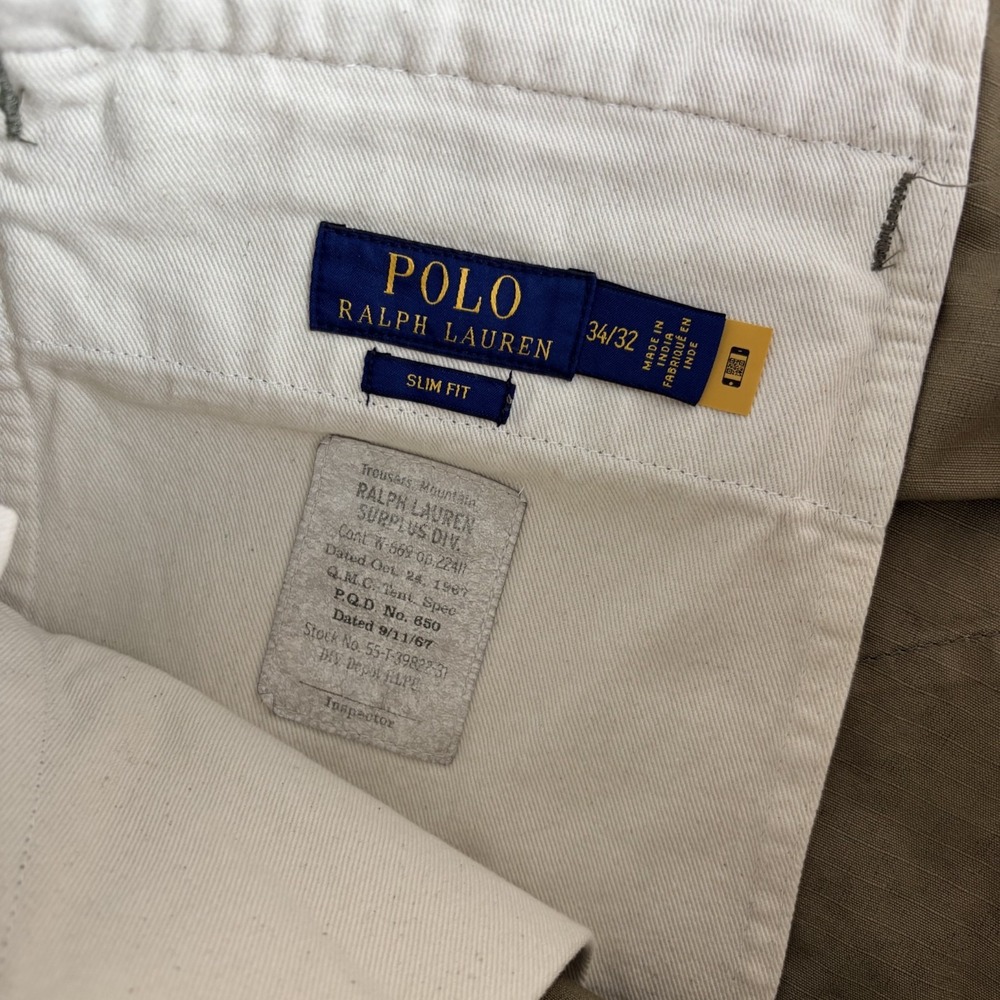 Polo Ralph Lauren Slim Fit Camouflage Utility Cargo Pants in Camo Men 34x32 NWT - Picture 2 of 15